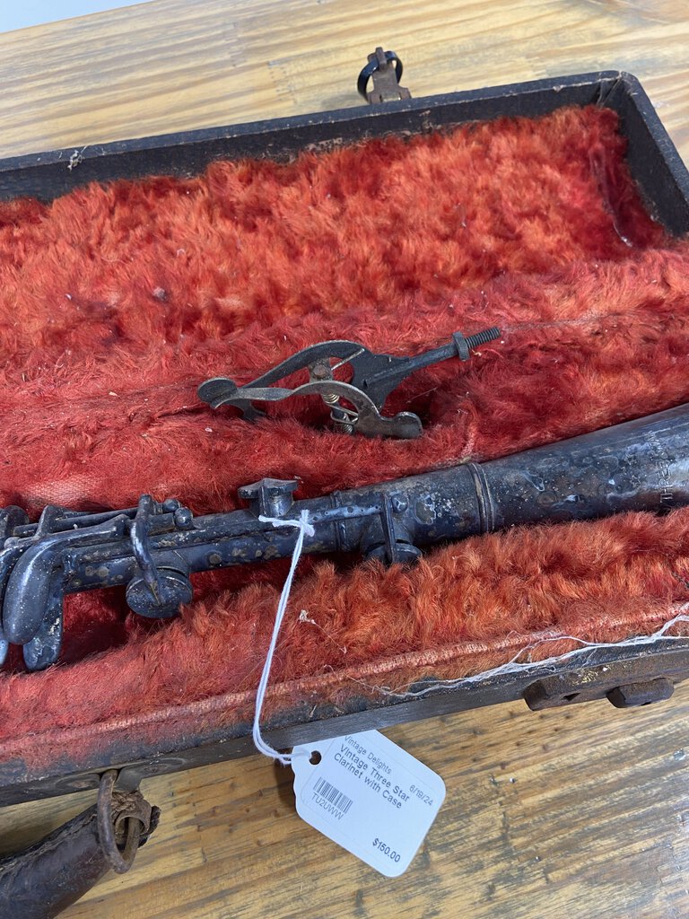 Vintage Three Star Clarinet with Case