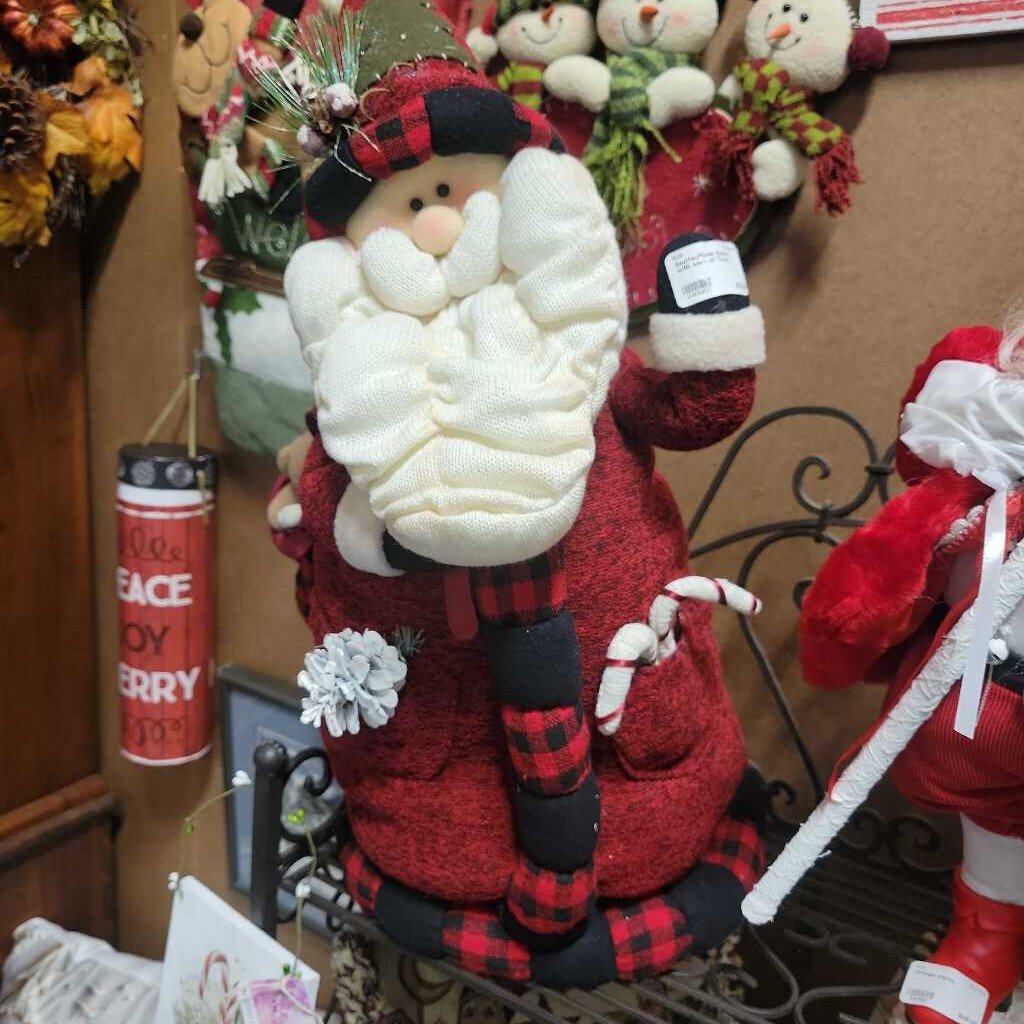 StuffedPlush Santa with sack of Toys