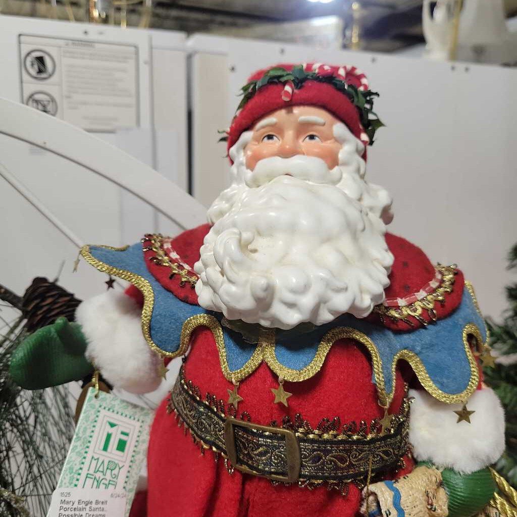 Mary Engle Breit Porcelain Santa... Possible Dreams