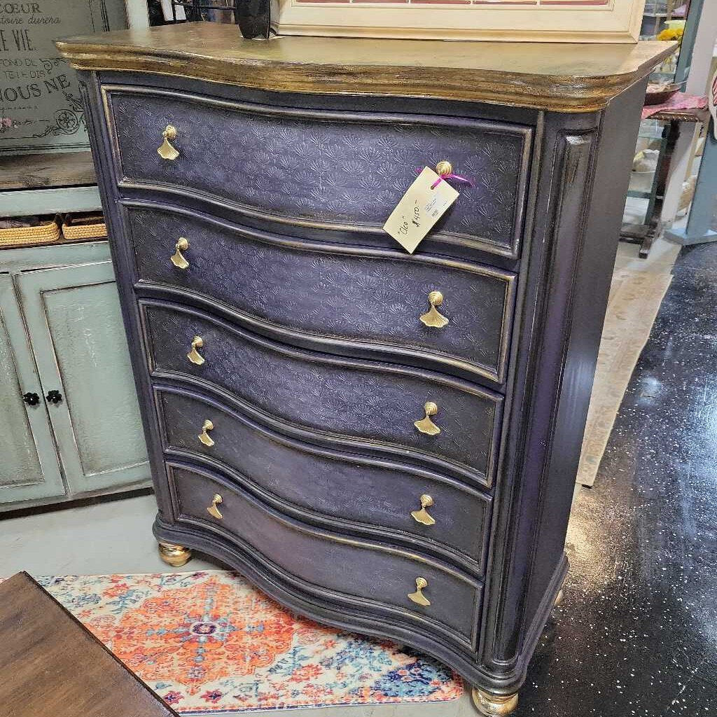 "Cleo" Navy Blue Chester Drawer