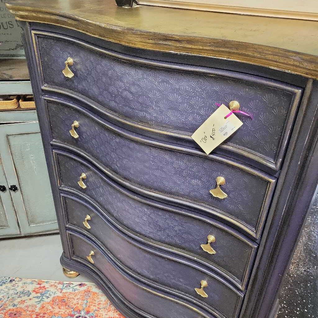 "Cleo" Navy Blue Chester Drawer