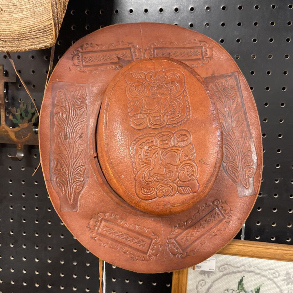 Honduras leather hat