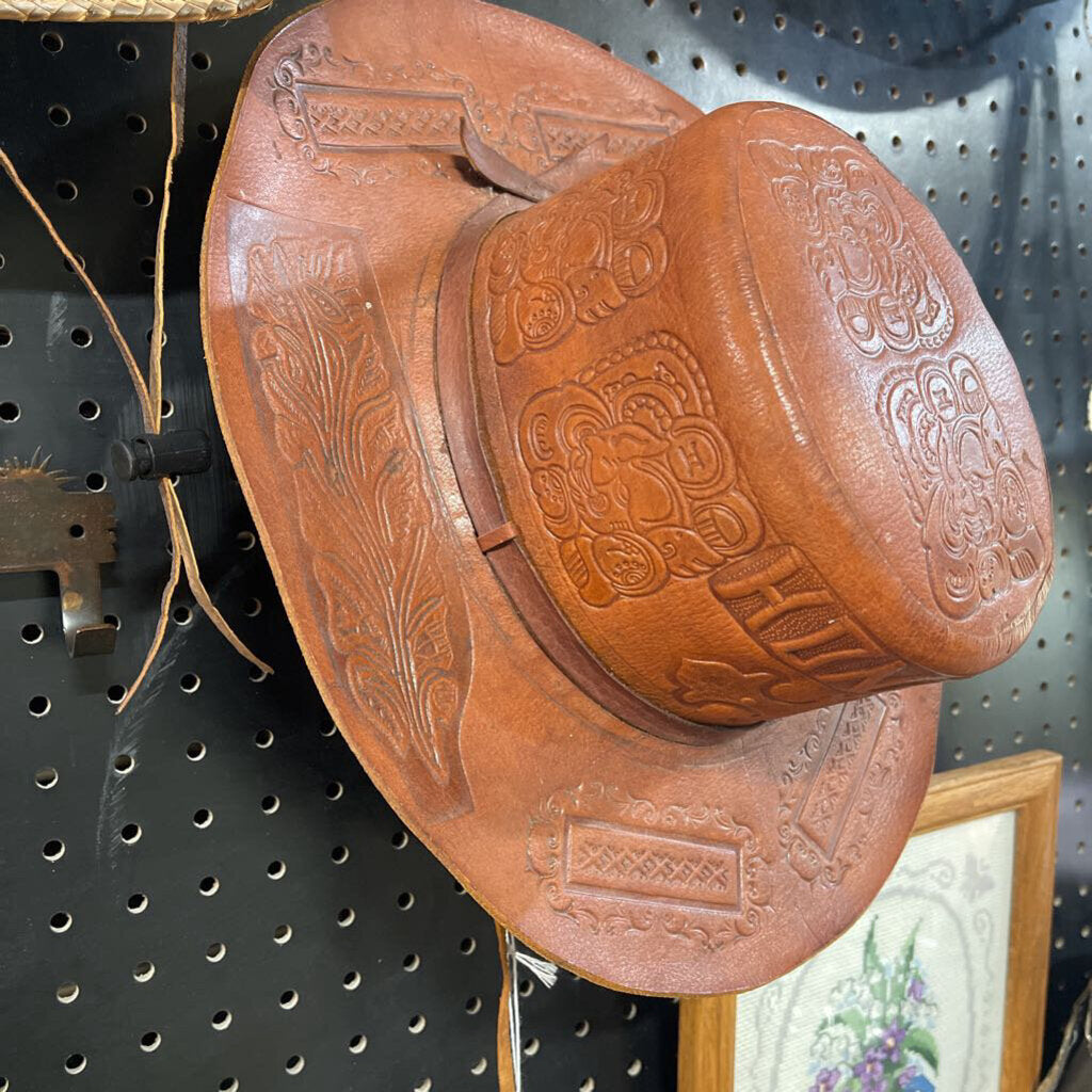 Honduras leather hat