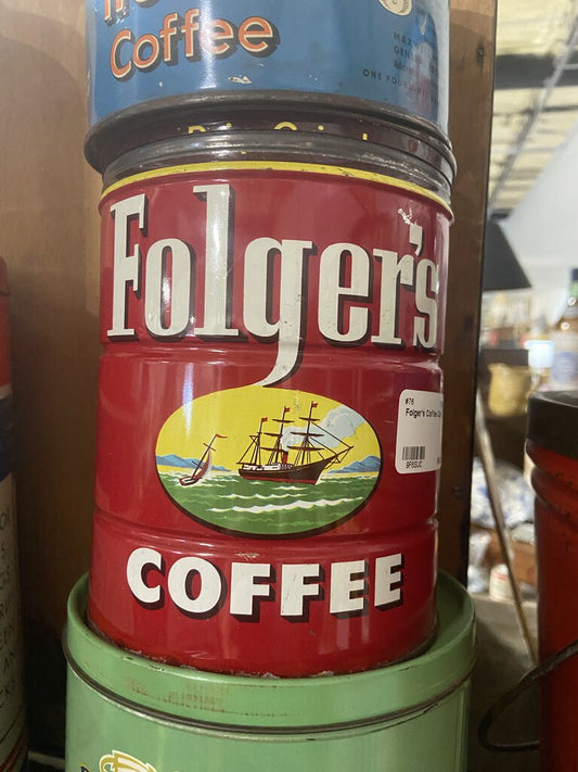 Folger's Coffee Can