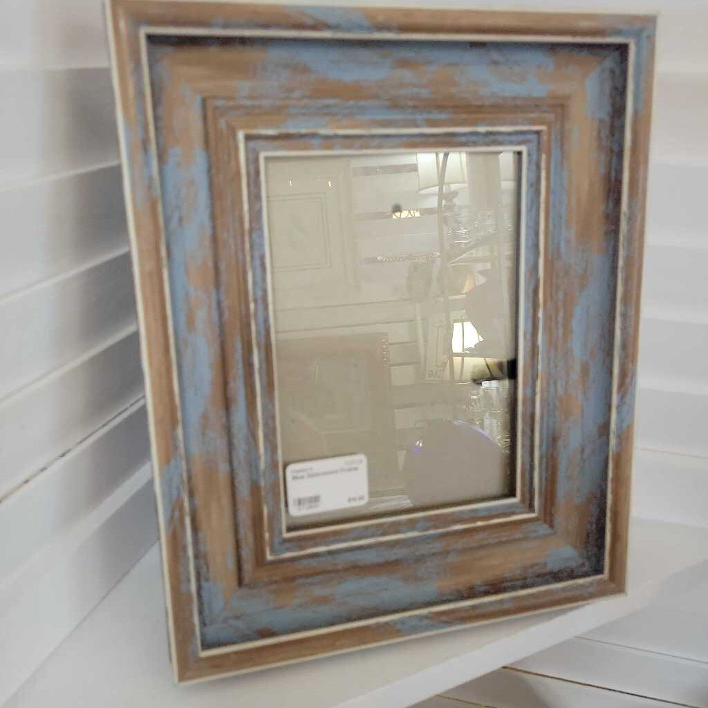 Blue Distressed Frame