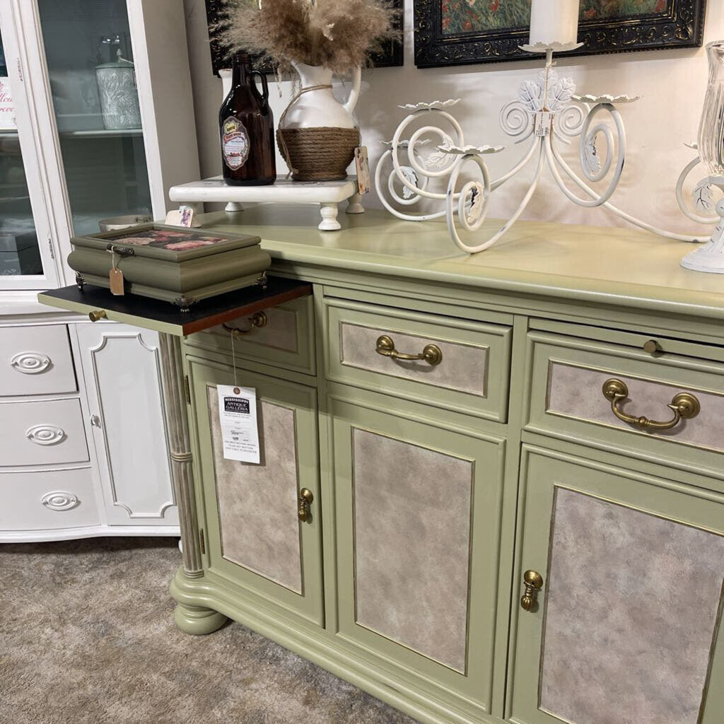Green/Gold Buffet 51"x19"x37"