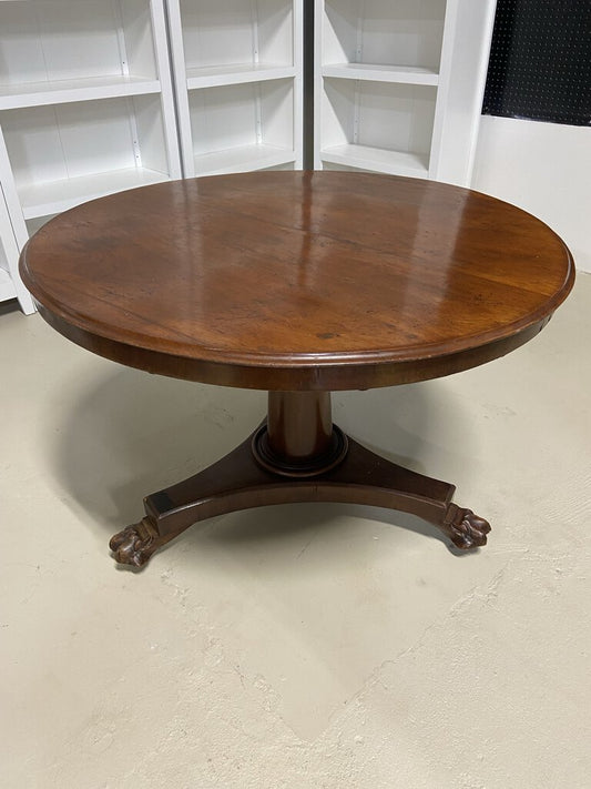 Antique Tilt Top Round Table