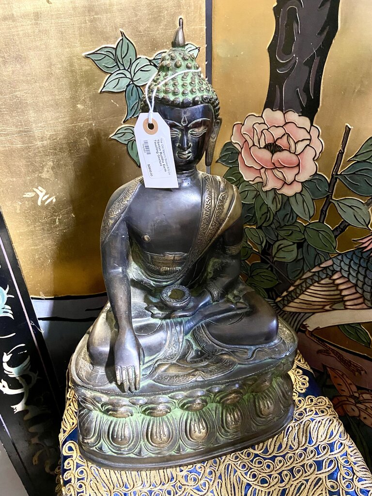 Tibetan Buddha Earth Touching Gesture