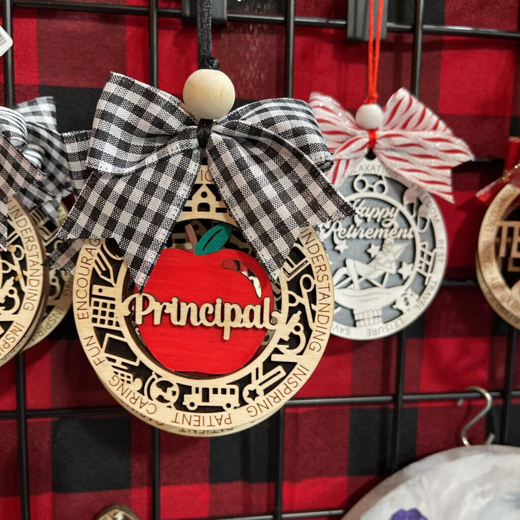 Education Apple Ornaments