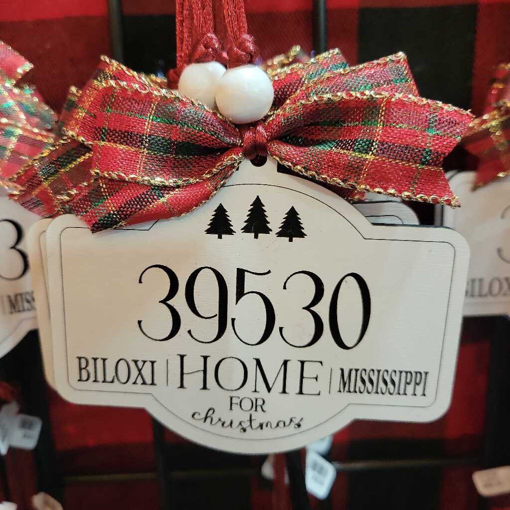 Zip Code Ornament