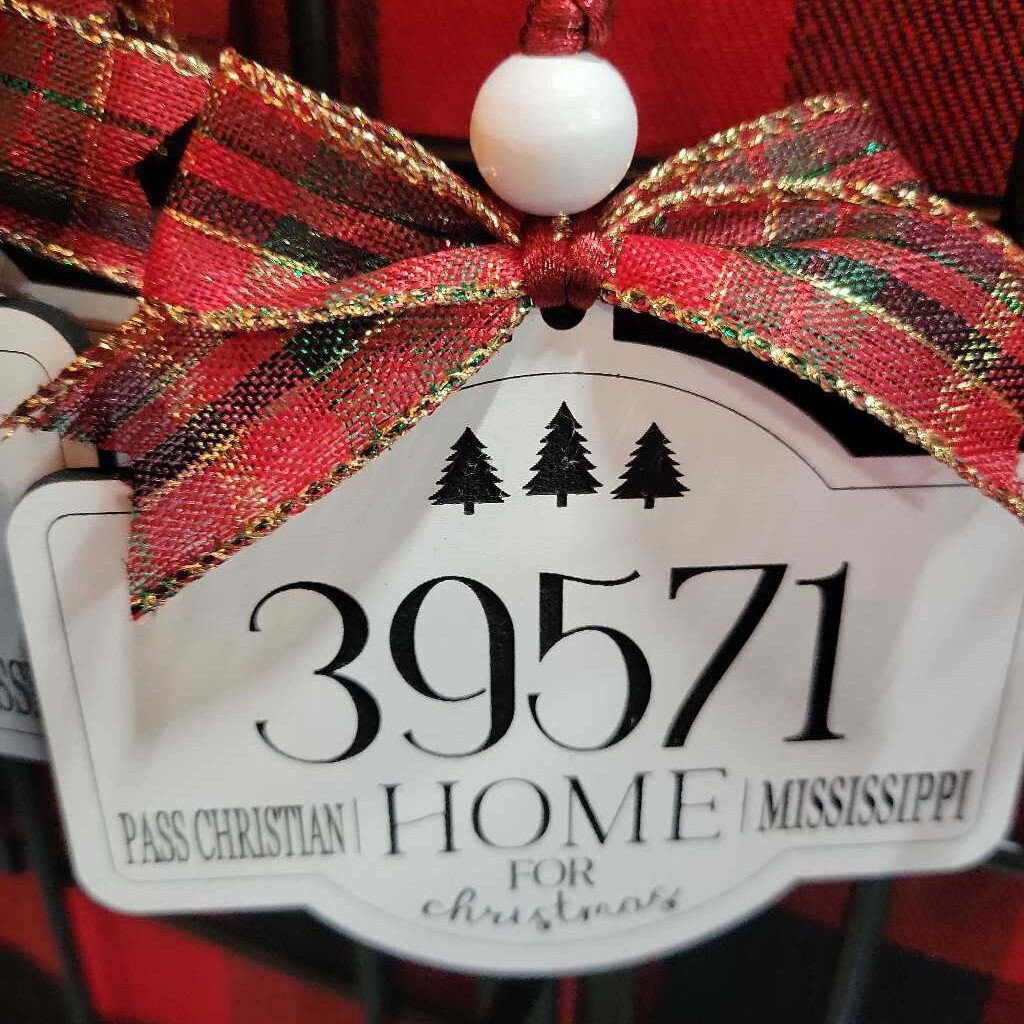 Zip Code Ornament