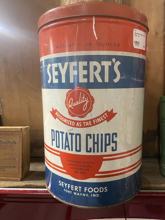 Seyfert's Potato Chip Can ay