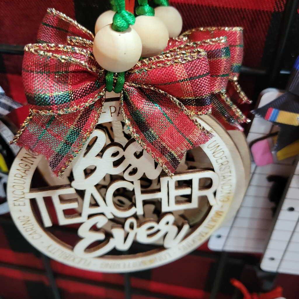 Best Teacher Ever Ornaments