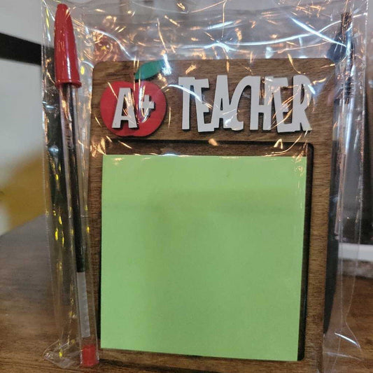 Small Teacher Note pad holder