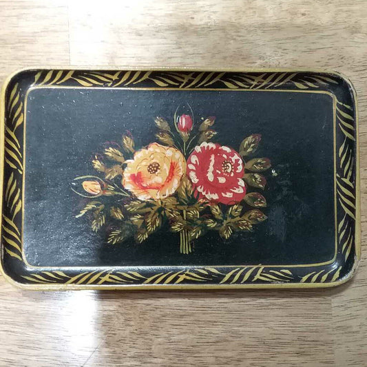 8" Painted Tray (Made in Occ. Japan)752