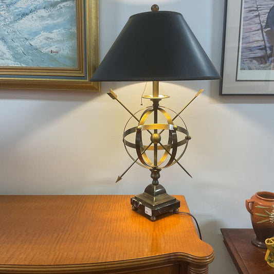 Black and Brass lamp