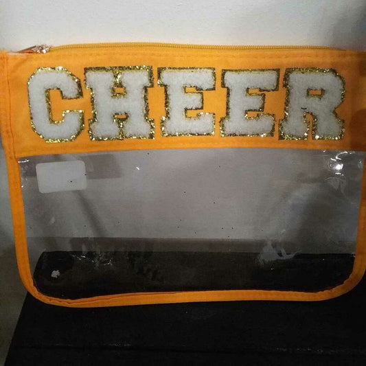 CHEER Zipper Bag (clear)