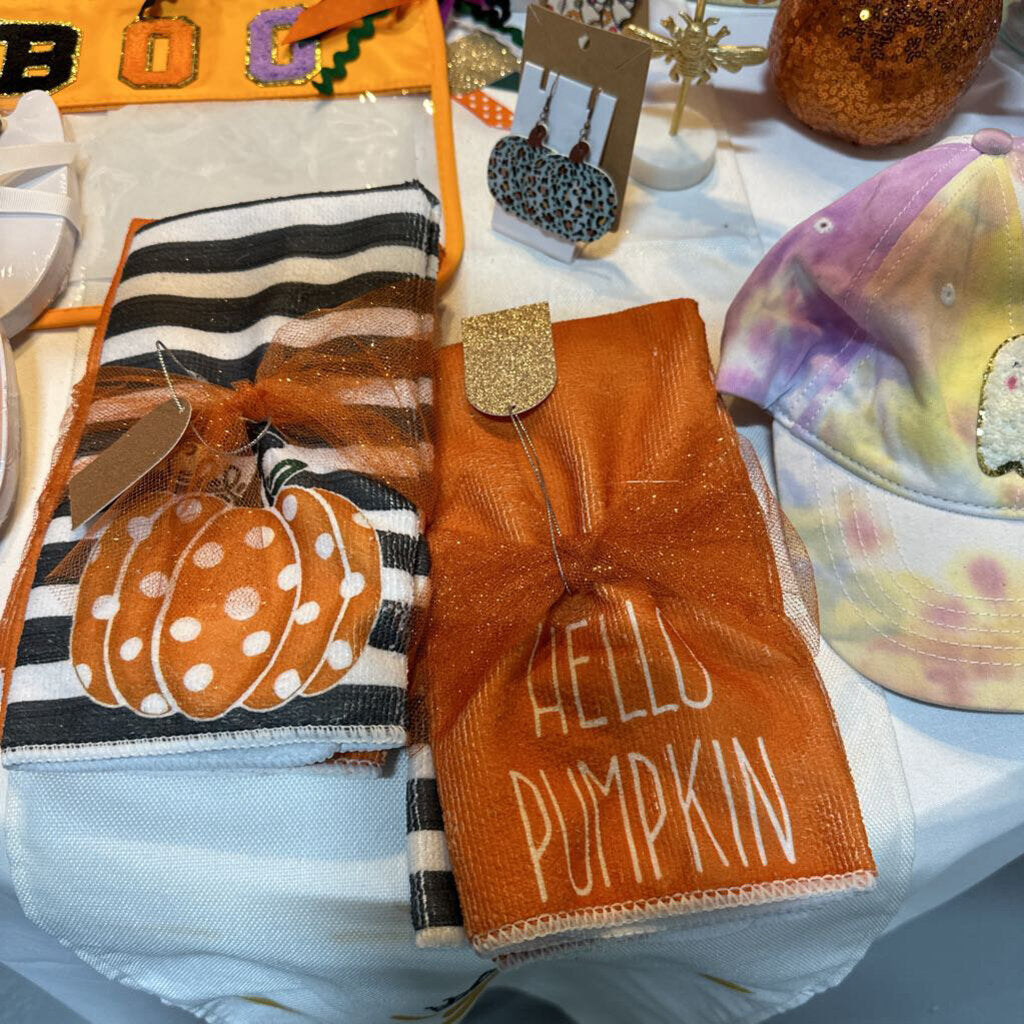 Halloween towel set