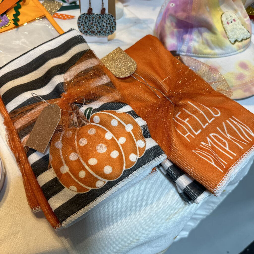 Halloween towel set