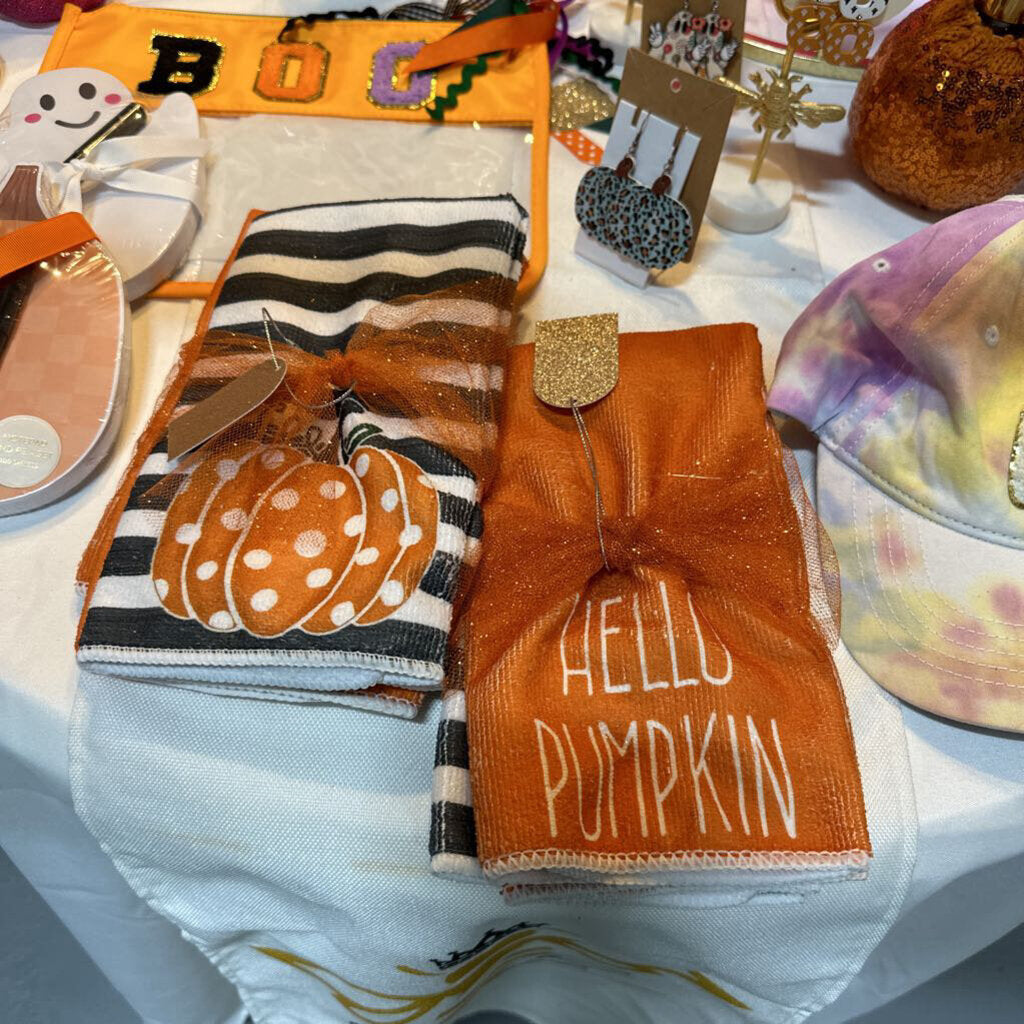 Halloween towel set