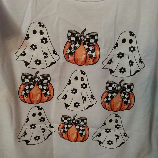 Ghost & Pumpkin youth tees