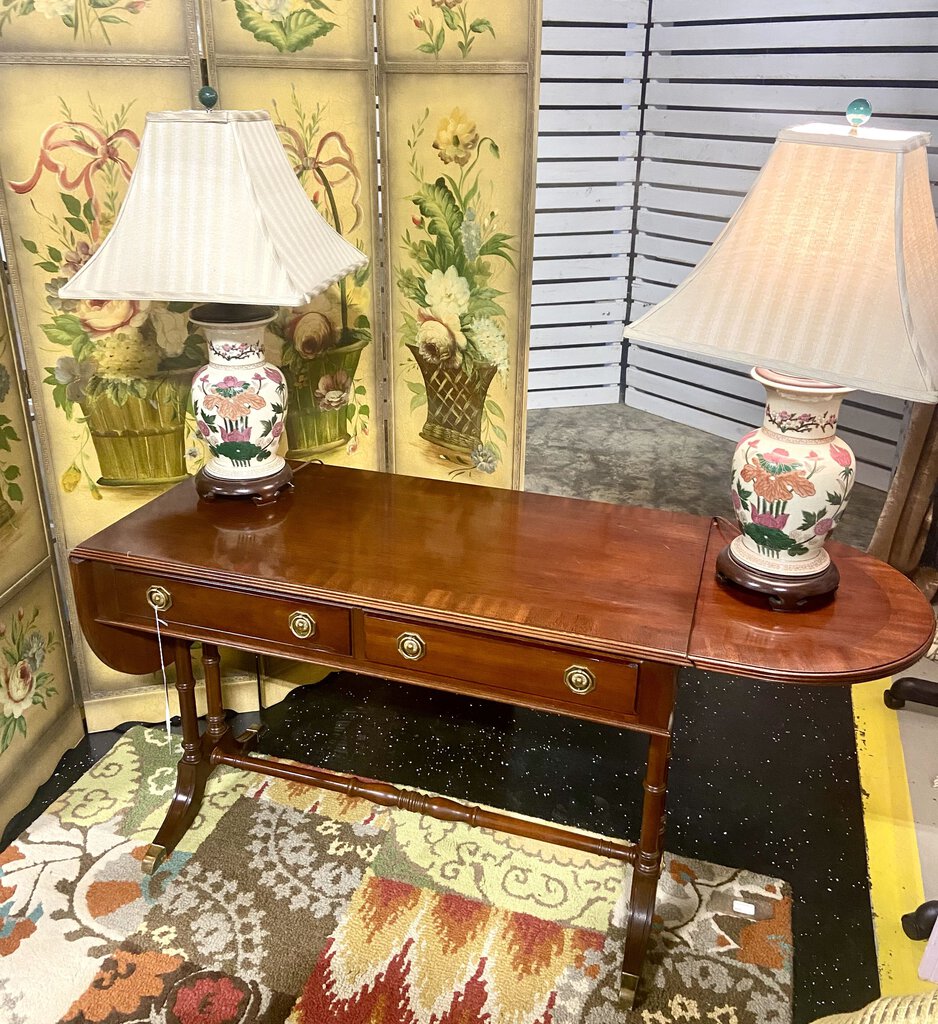 Mahogany drop leaf sideboard