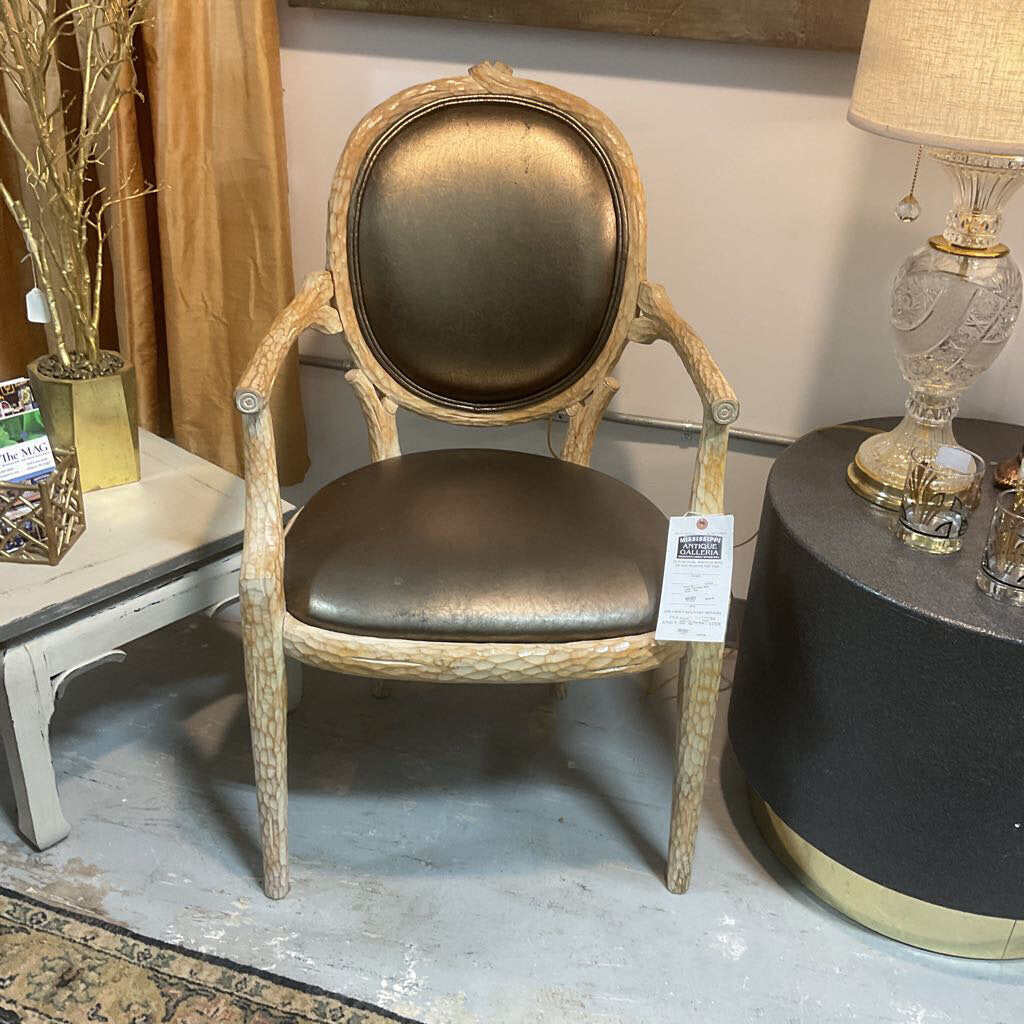 Louie XVI Faux Bois Chair - Pair