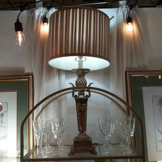 Lamp with Mirror Base