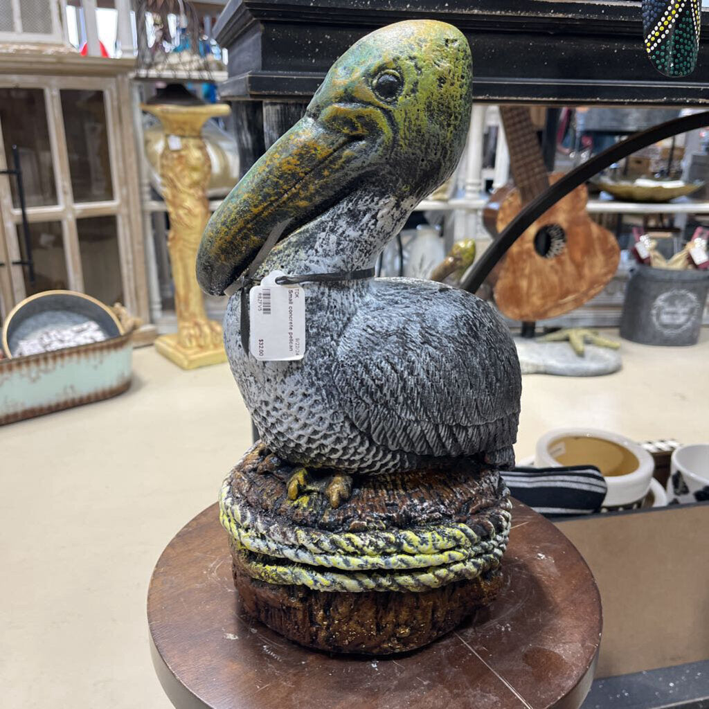 Small concrete pelican