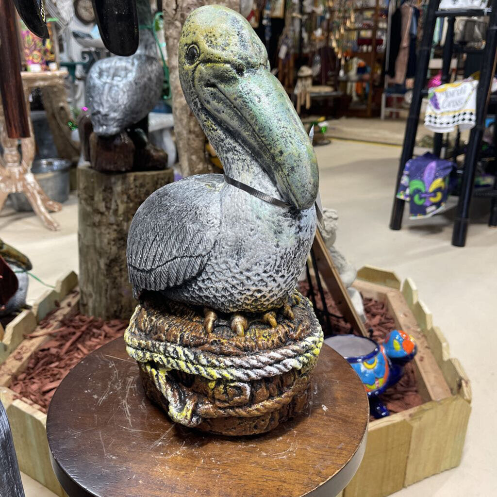 Small concrete pelican