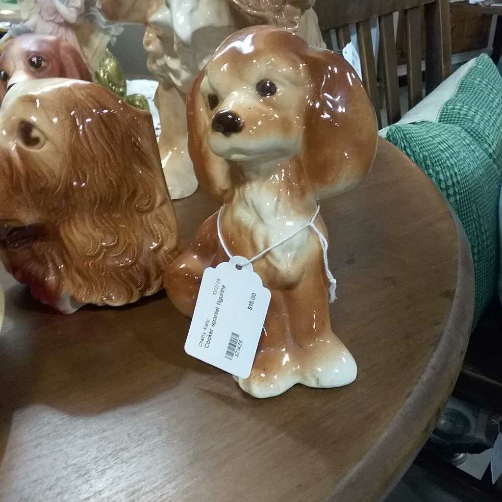 Cocker spaniel figurine