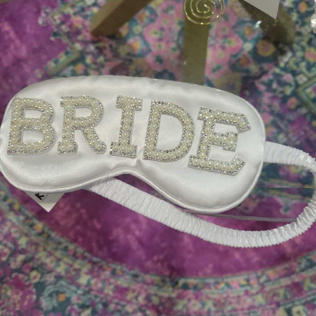 Bride Beaded Eye Mask