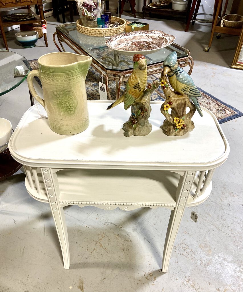 White Antique Side Table824