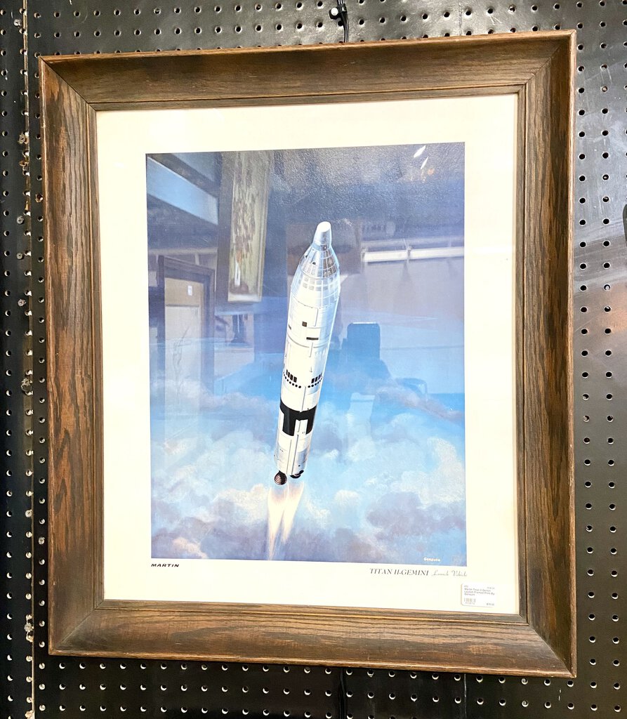 Martin Titan II Gemini Launch Framed Print By Gorsuch