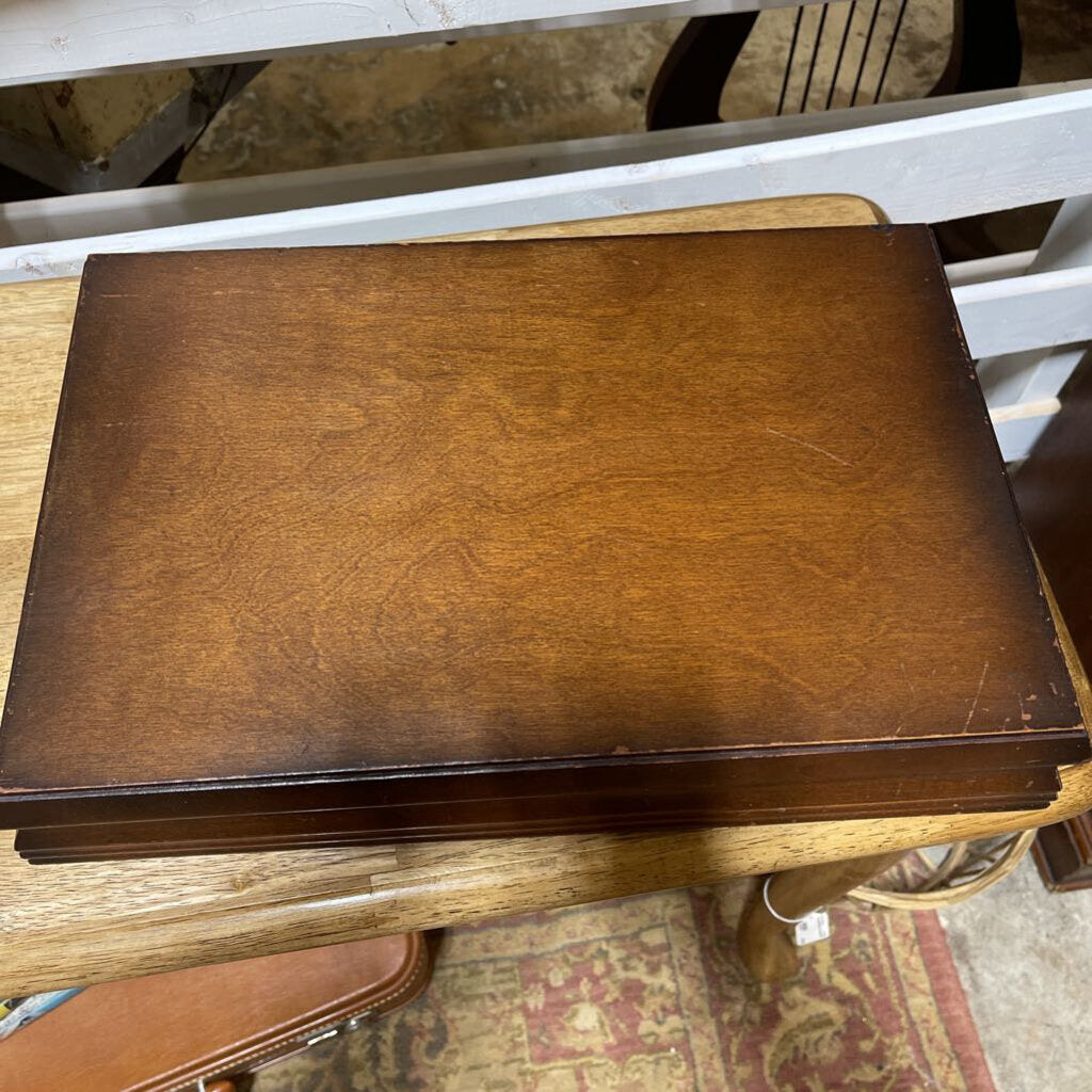 Silverplate Flatware + Chest838