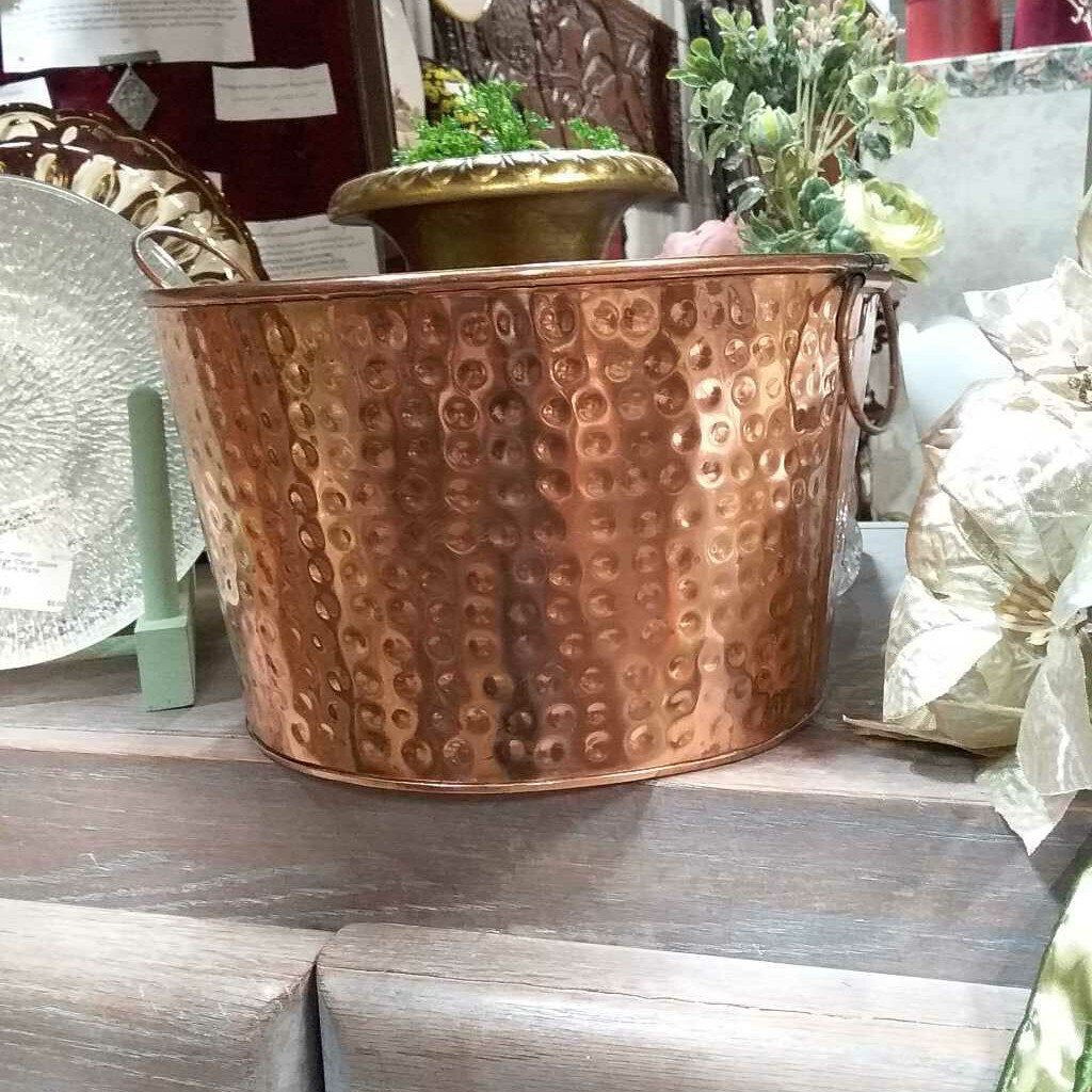 10" Round Copper Tub