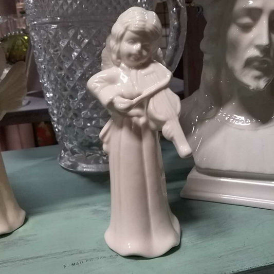 Vintage Porcelain Music Angel (1 pc)