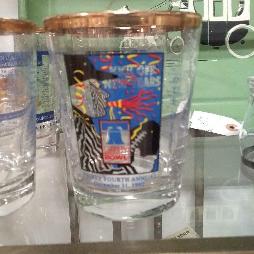 1991 Liberty Bowl Commemorative Glass Ole Miss Air Force (1 pc)