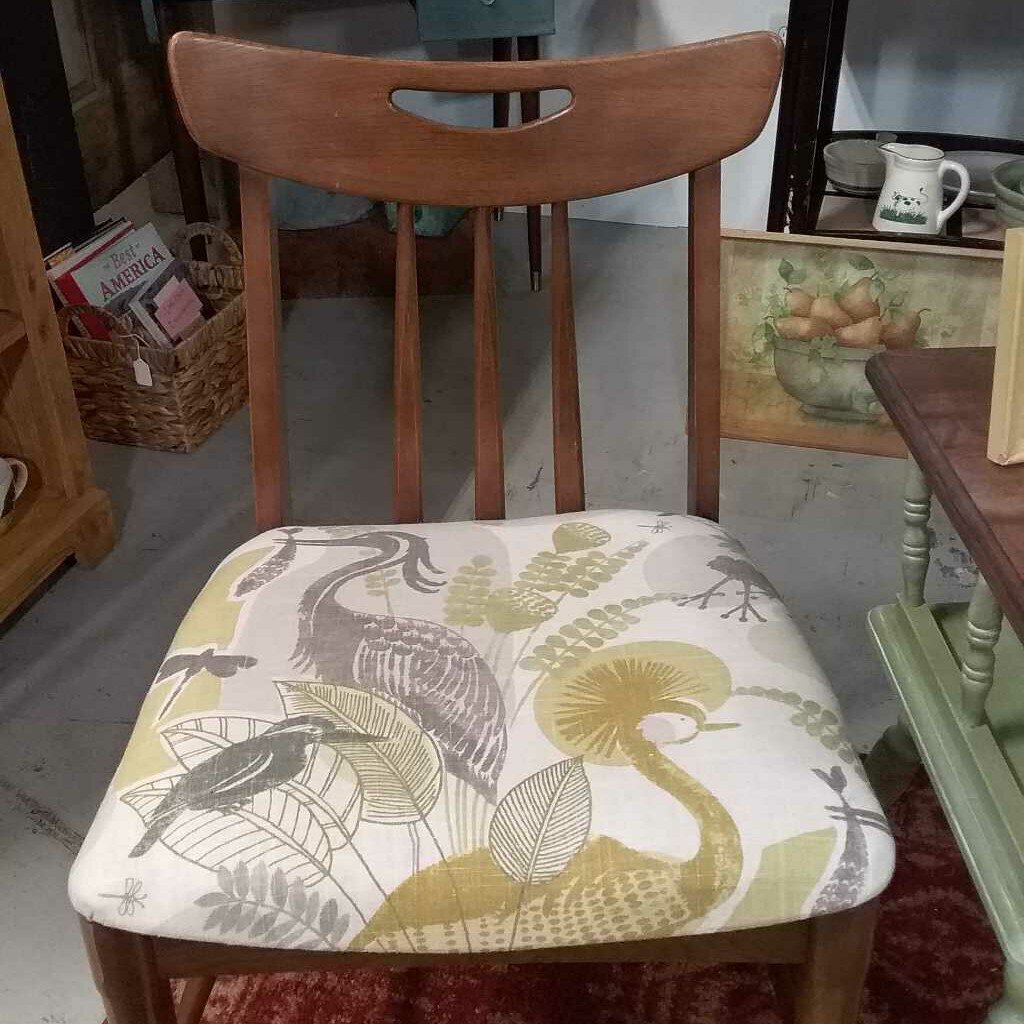 Statesville mid-century chair. Newly upholstered.