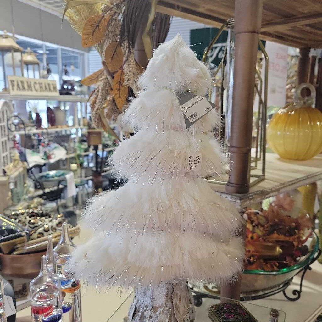 Cm white fur Christmas tree