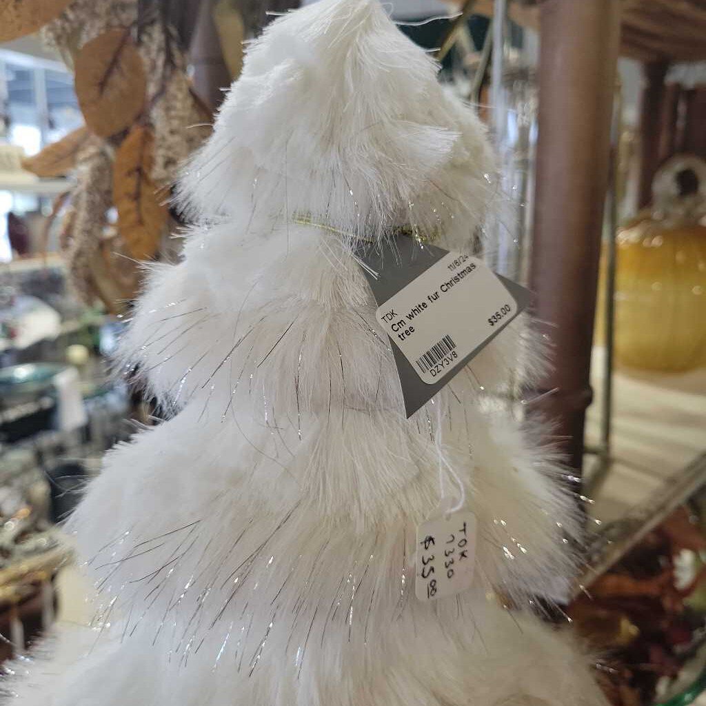 Cm white fur Christmas tree