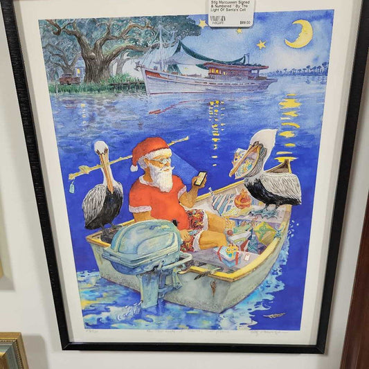 Stig Marcussen Signed & Numbered " By The Light Of Santa's Cell Phone"