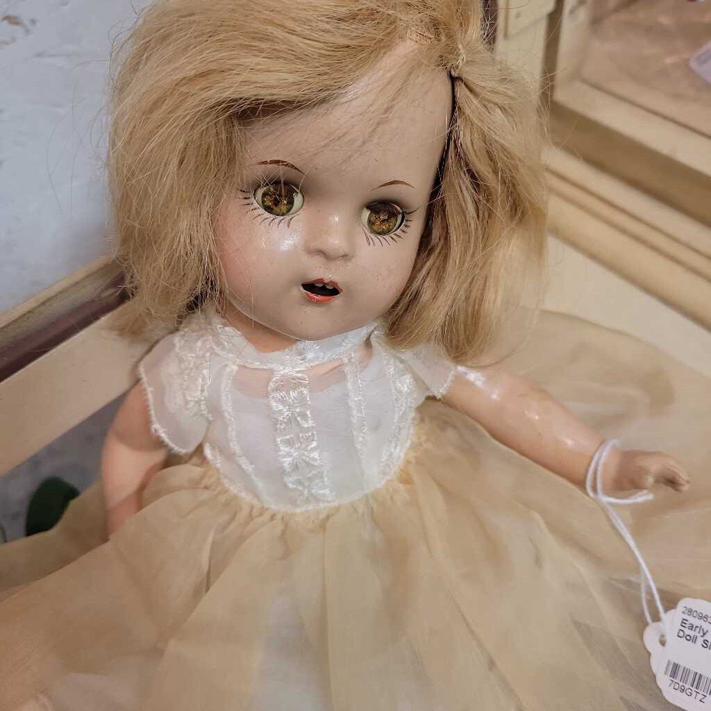 Early 1900s German Doll Sleepy Eyes