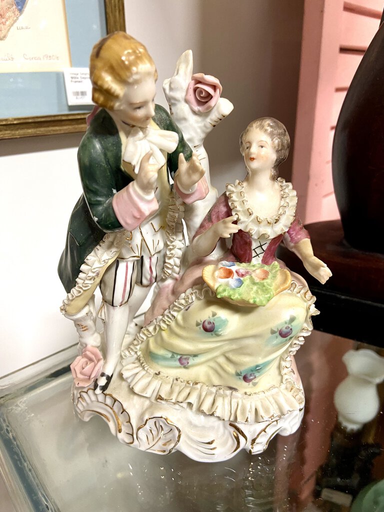 Vintage Porcelain Victorian Couple