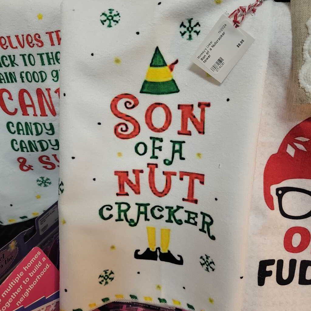 Son of a Nutcracker towel