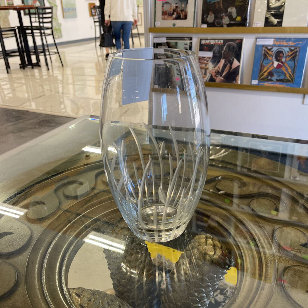 Cut Crystal Vase (as is)