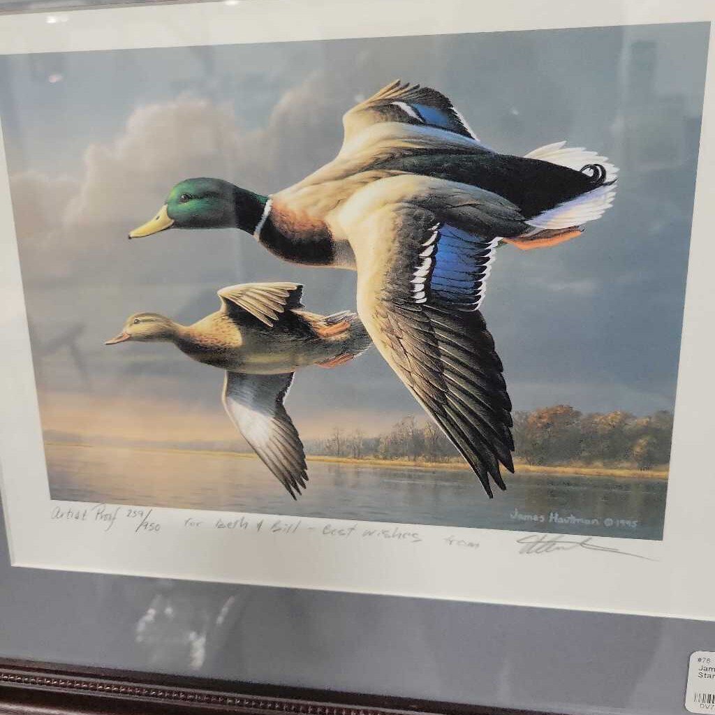 James Hautman Duck Stamp Proof Print ty
