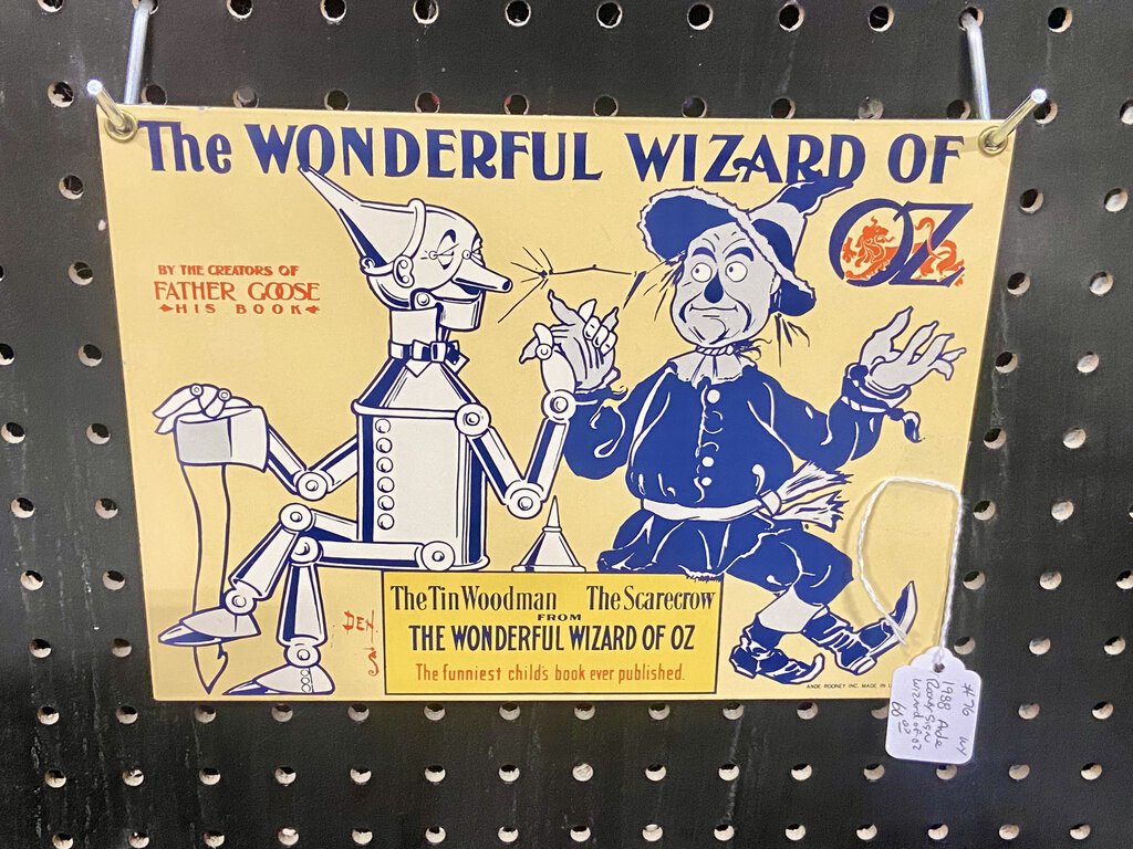 1988 Wizard of Oz Sign ay