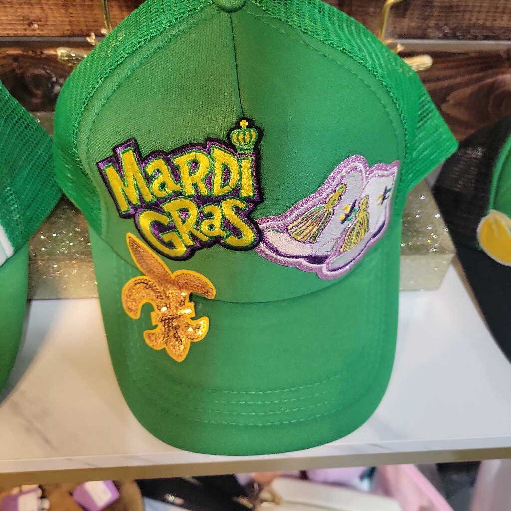 MARDI GRAS TRUCKER HATS