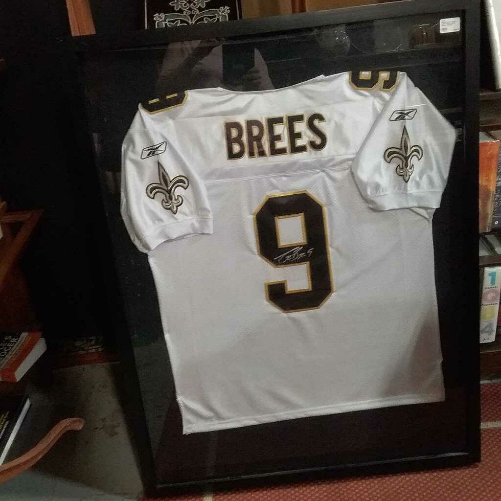 Replica Drew Brees Saints Super Bowl Jersey SIGNED